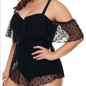 One Piece Swimsuit, Off the Shoulder NWOT